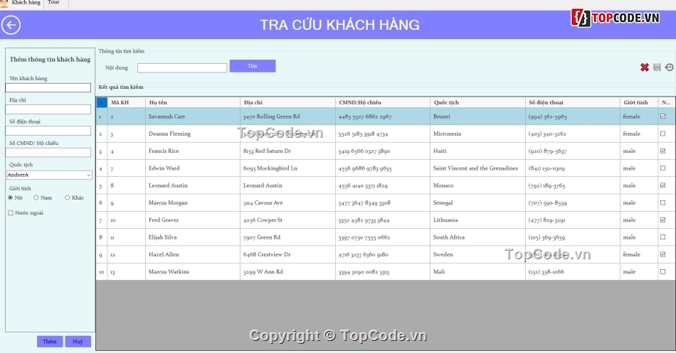Quản Lý Tour Du Lịch,C#,Quản Lí C#